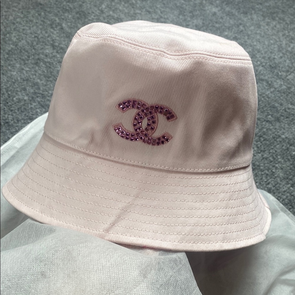 GWP Chanel REVERSIBLE Pink Bucket Hat